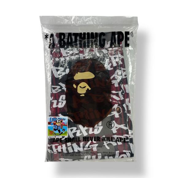 BAPE graffiti check one point relaxed fit pants - Picture 11 of 11